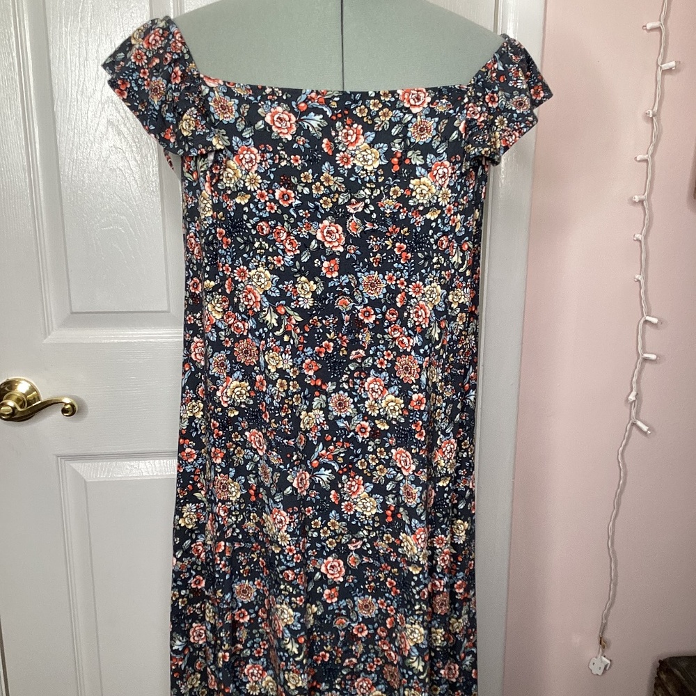 LOFT floral dress woman's medium